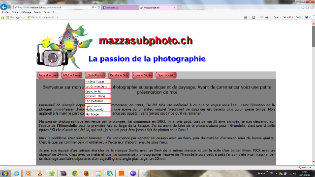 le site de Daniel Mazza